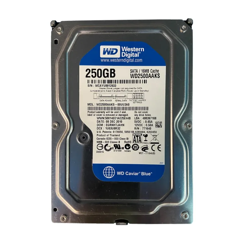 Western WD2500AAKS-00VTA0 Western Digital WD2500AAKS-00VTA0 Caviar Blue 250GB 7200RPM SATA 3Gb/s 16MB Cache (RoHS) 3.5-Inch Hard Drive