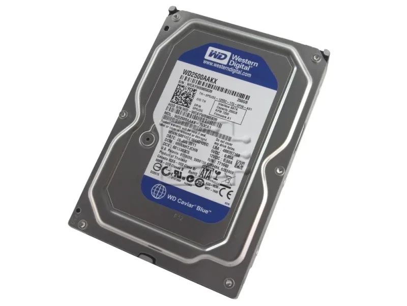 WD2500AAKS-32V0A0 - Western Digital Caviar Blue 250GB 7200RPM SATA 3Gb/s 7-Pin 16MB Cache 3.5-inch Hard Drive