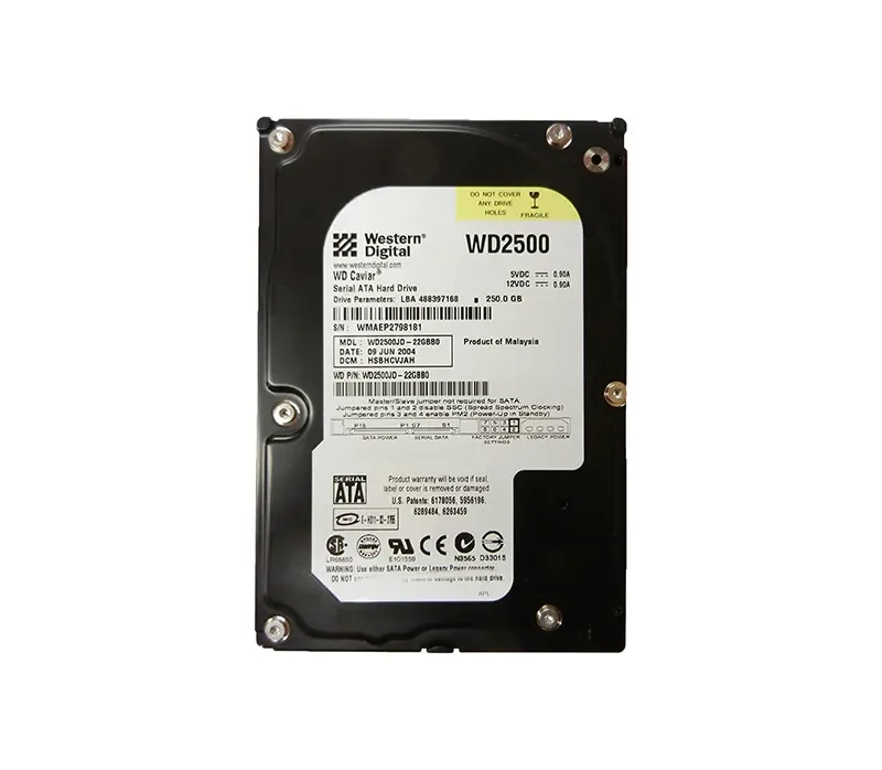 WD2500JD - Western Digital Caviar SE 250GB 7200RPM SATA 1.5Gb/s 8MB Cache 3.5-inch Hard Drive