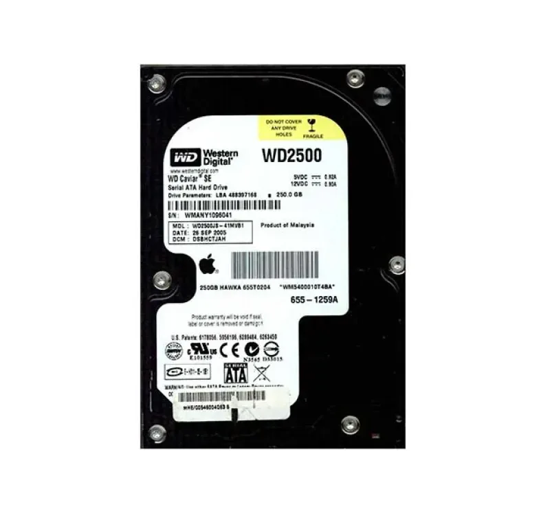 WD2500JS-41MVB1 - Western Digital Caviar SE 250GB 7200RPM SATA 3Gb/s 8MB Cache 3.5-inch Hard Drive