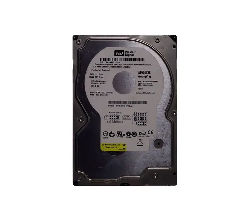 WD2500SB - Western Digital RE 250GB 7200RPM ATA-100 8MB Cache 3.5-inch Hard Drive