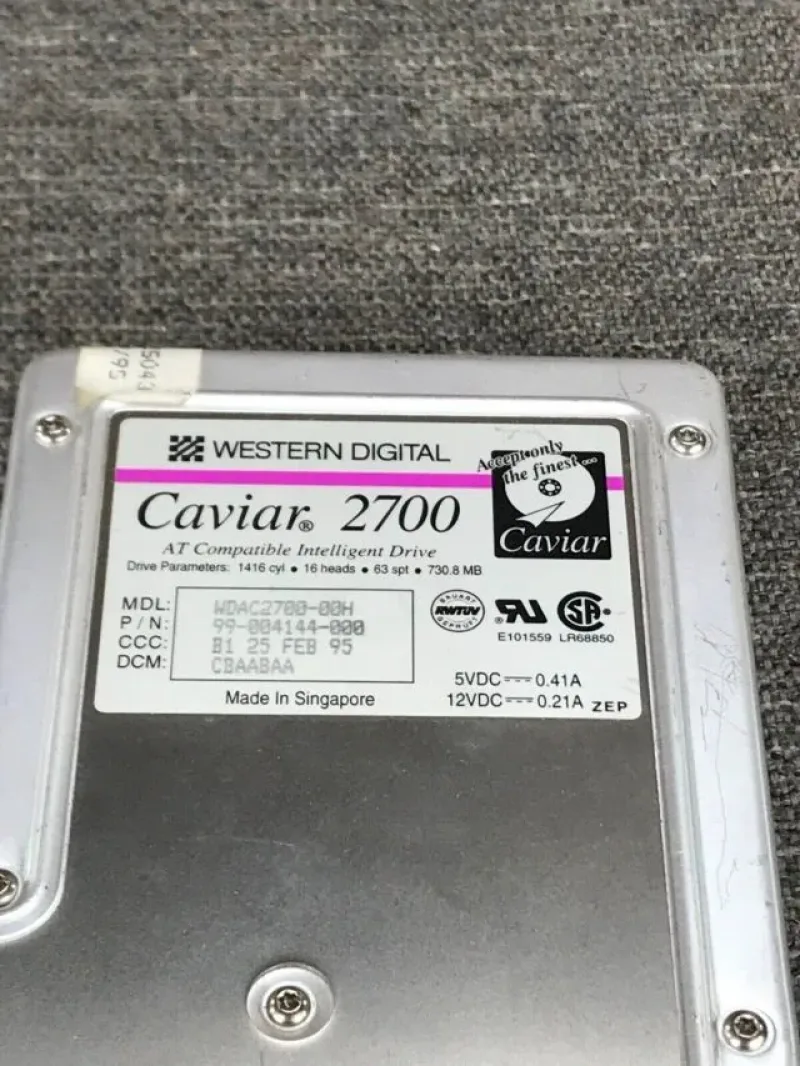 WD270BA-60AK - Western Digital Caviar 27GB 7200RPM ATA-66 2MB Cache 3.5-inch Hard Drive