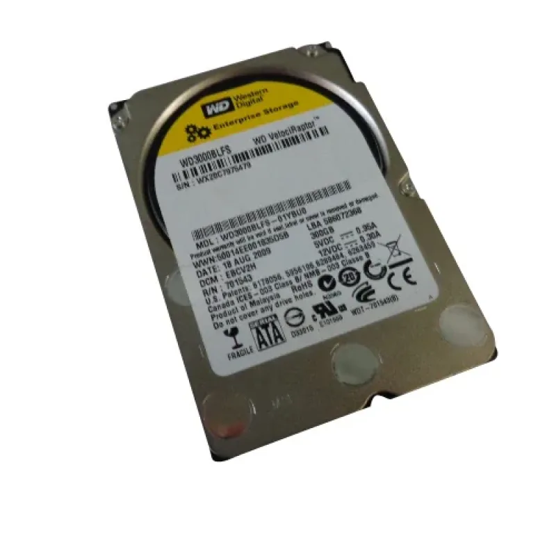 WD3000HLHX-60JJPV0 - Western Digital VelociRaptor 300GB 10000RPM SATA 6Gb/s 32MB Cache 3.5-inch Enterprise Hard Drive