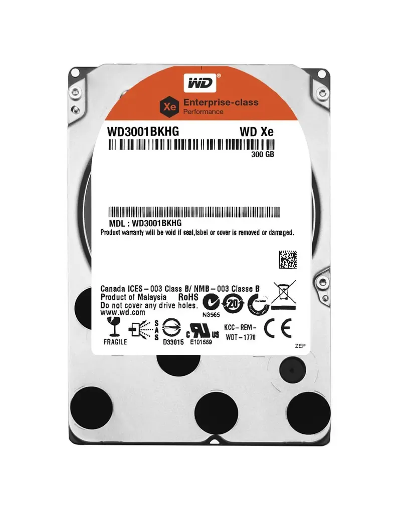 WD3001BKHG - Western Digital XE 300GB 10000RPM SAS 6Gb/s 32MB Cache 2.5-inch Hard Drive