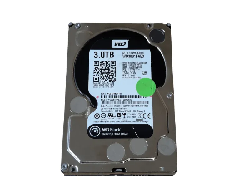 WD3001FFSX-68JN0M0 - Western Digital Red Pro 3TB 7200RPM SATA 6Gb/s 64MB Cache 3.5-inch Hard Drive