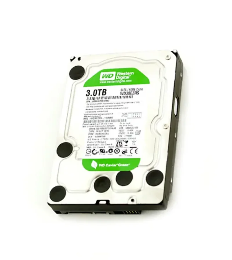 WD30EZRS - Western Digital Caviar Green 3TB 5400RPM SATA 3Gb/s 64MB Cache 3.5-inch Hard Drive