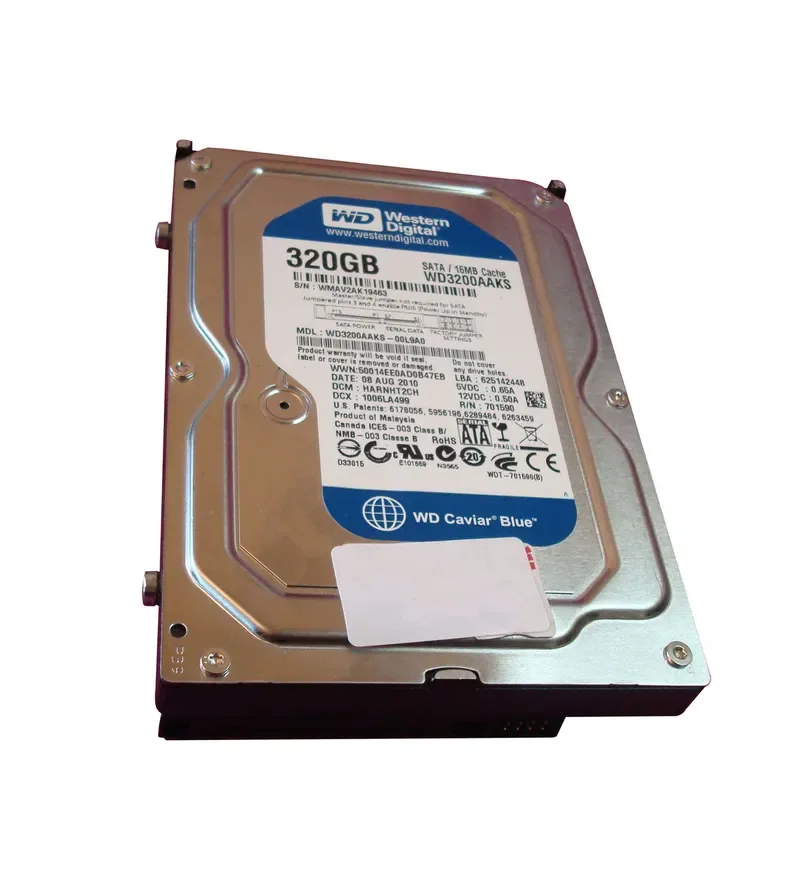 WD3200AAJS - Western Digital Caviar Blue 320GB 7200RPM SATA 3Gb/s 8MB Cache 3.5-inch Hard Drive