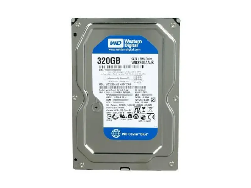 WD3200AAJS-40RYA0 - Western Digital Caviar Blue 320GB 7200RPM SATA 3Gb/s 8MB Cache 3.5-inch Hard Drive