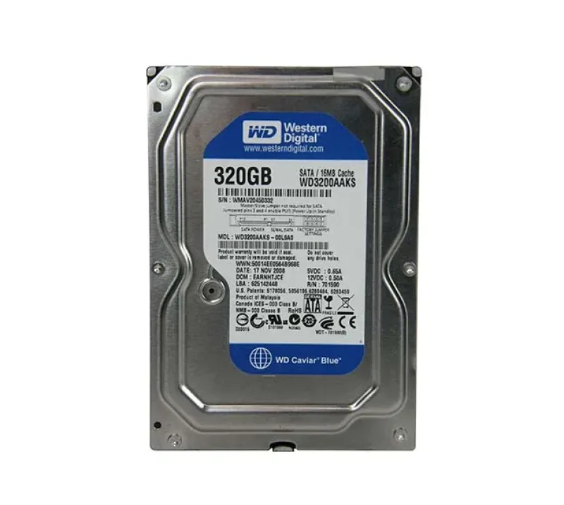 WD3200AAKS-00L9A0 - Western Digital Caviar Blue 320GB 7200RPM SATA 3Gb/s 16MB Cache 3.5-inch Hard Drive