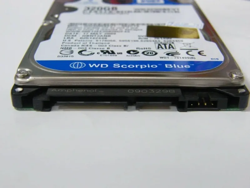 WD3200BEV-T75ZCT2 - Western Digital Scorpio 320GB 5400RPM SATA-300 8MB Cache 2.5-inch Hard Drive