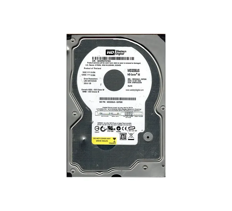 WD3200JS - Western Digital Caviar SE 320GB 7200RPM SATA 3Gb/s 8MB Cache 3.5-inch Hard Drive
