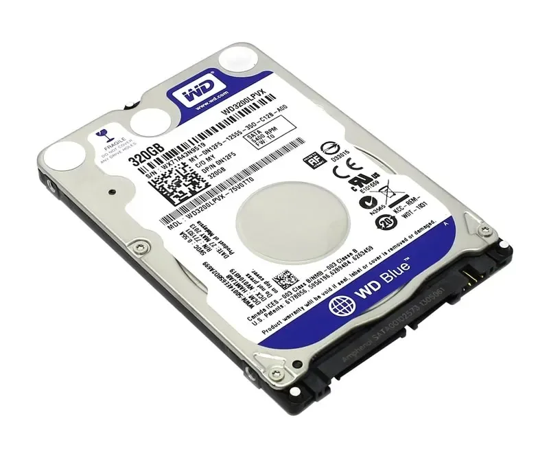 WD3200LPVX-80V0TT0 - Western Digital Blue 320GB 5400RPM SATA 6Gb/s 8MB Cache 2.5-inch Hard Drive