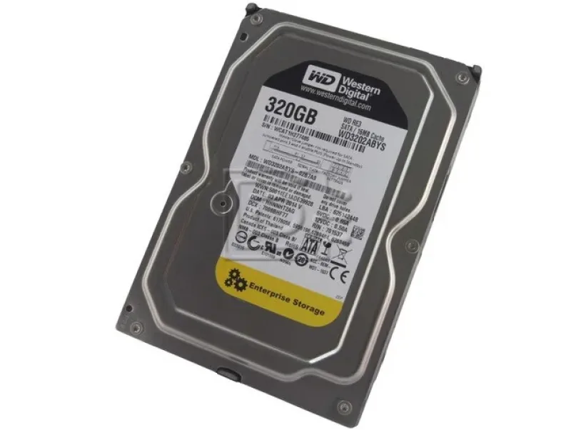 WD3201ABYS-SP1 - Western Digital RE2 320GB 7200RPM SATA 3Gb/s 16MB Cache 7-Pin 3.5-inch Hard Drive