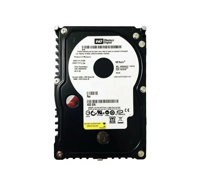 WD360GB - Western Digital Raptor 36GB 10000RPM SATA 1.5Gb/s 8MB Cache 3.5-inch Hard Drive