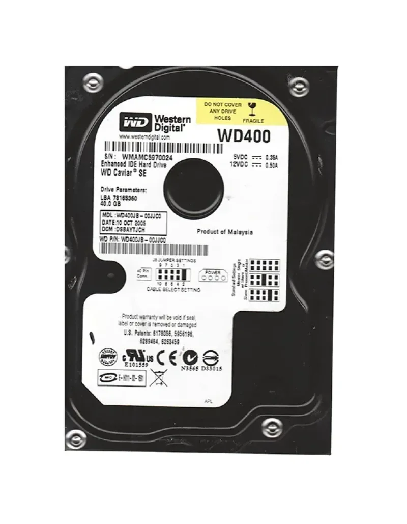 WD4000AAJB-00YRA0 - Western Digital Caviar SE 400GB 7200RPM ATA-100 8MB Cache 3.5-inch Hard Drive