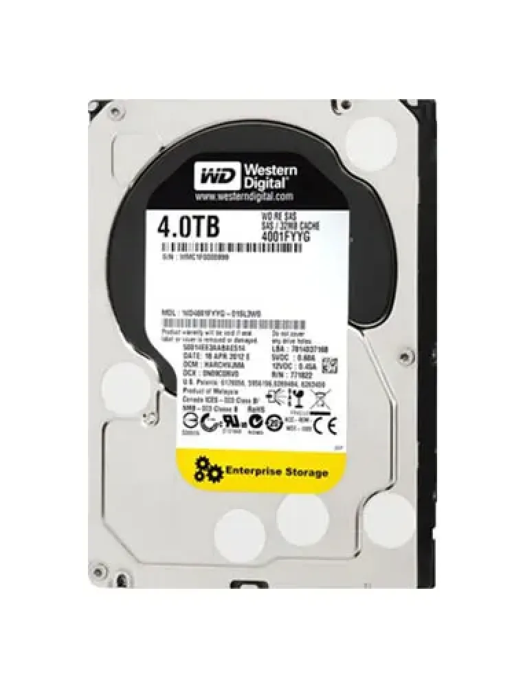 WD4001FYYG - Western Digital RE 4TB 7200RPM SAS 6Gb/s 32MB Cache 3.5-inch Hard Drive