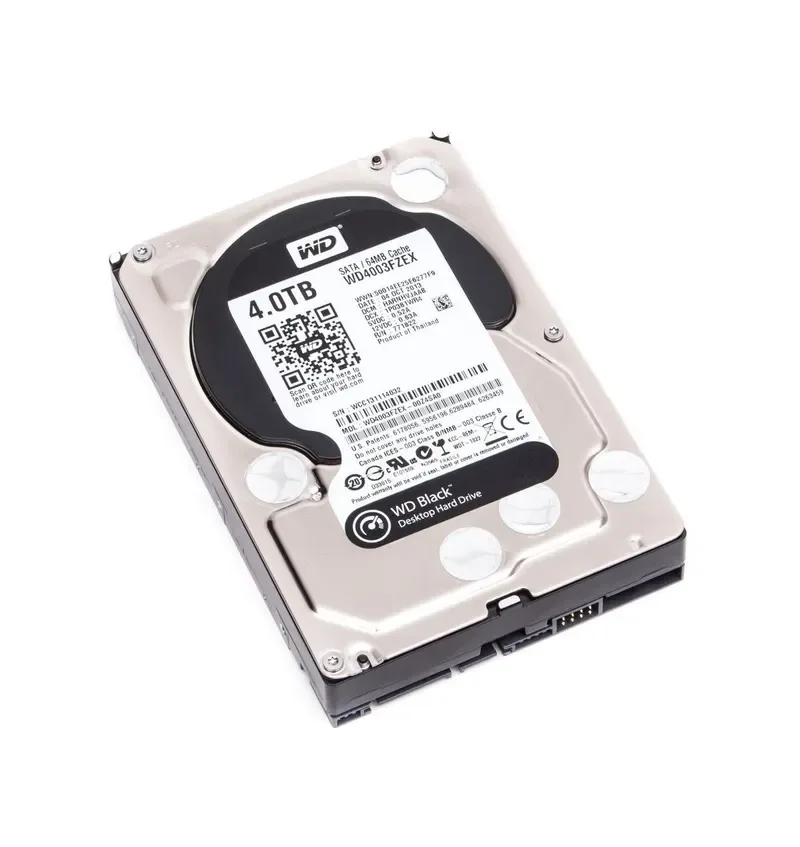 WD4003FZEX - Western Digital Black 4TB 7200RPM SATA 6Gb/s 64MB Cache 3.5-inch Hard Drive