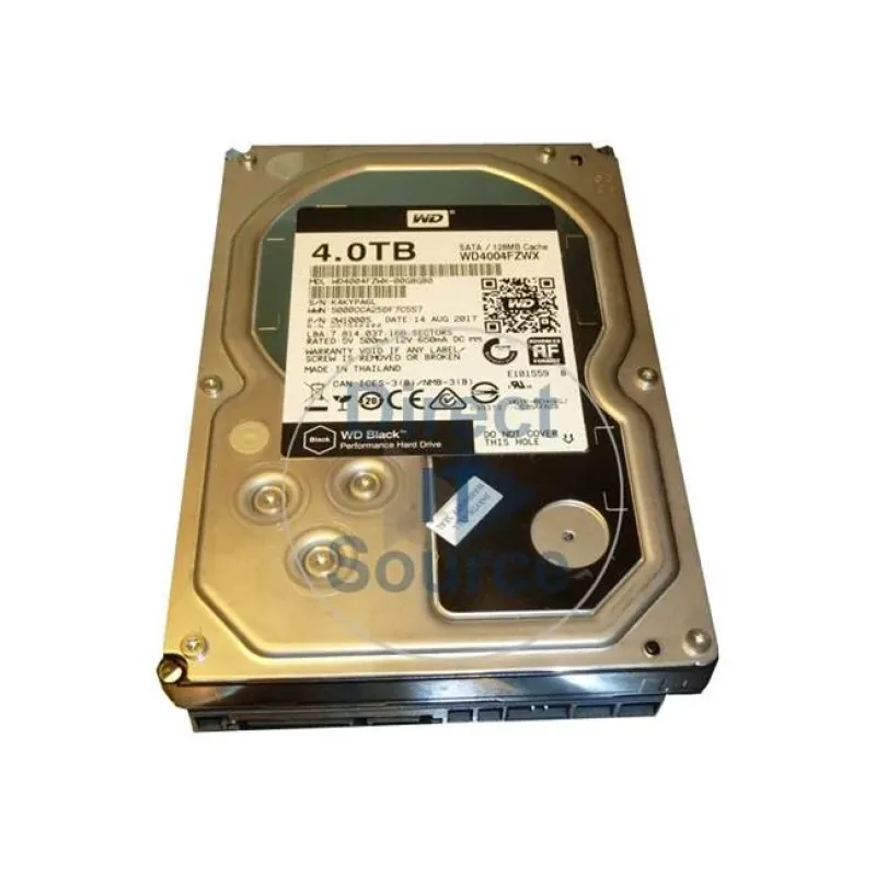 Western WD4004FZWX-00GBGB0 Western Digital WD4004FZWX-00GBGB0 4TB 7200RPM SATA 6Gb/s 3.5-Inch Hard Drive. In Stock