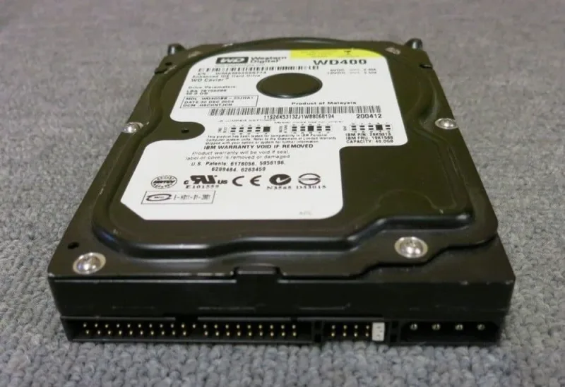 WD400BB-32CLB0 - Western Digital Caviar 40GB 7200RPM ATA-100 2MB Cache 3.5-inch Hard Drive