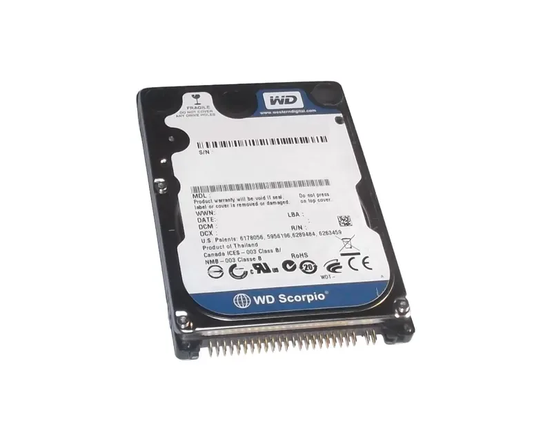 WD400VE - Western Digital Scorpio 40GB 5400RPM ATA-100 8MB Cache 2.5-inch Hard Drive