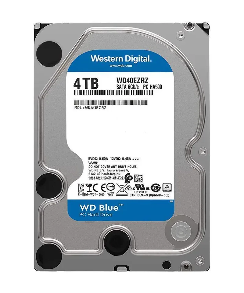 WD40EZAZ - Western Digital Blue PC Desktop 4TB 5400RPM SATA 6Gb/s 256MB Cache 3.5-inch Hard drive