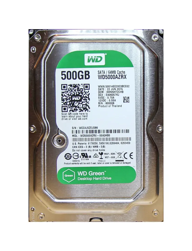 WD5000AVCS - Western Digital AV-GP 500GB 5400RPM SATA 3Gb/s 16MB Cache 3.5-inch Hard Drive