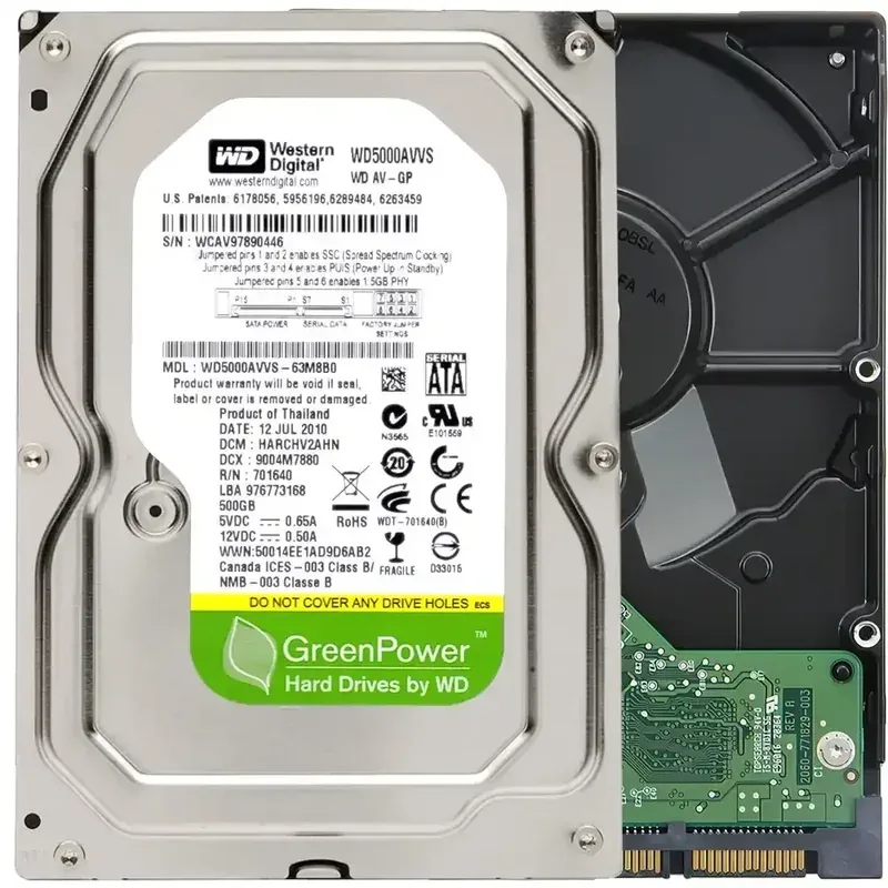 WD5000AVDS-73U7B1 - Western Digital AV-GP 500GB 5400RPM SATA 3Gb/s 32MB Cache 3.5-inch Hard Drive