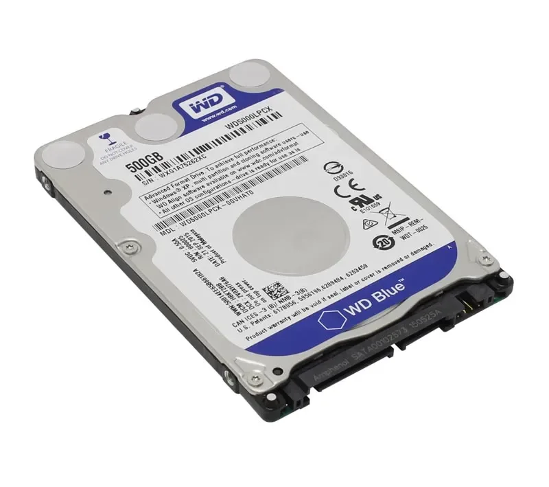 WD5000LPCX-75VHAT - Western Digital Blue 500GB 5400RPM SATA 6Gb/s 8MB Cache 2.5-inch Hard Drive