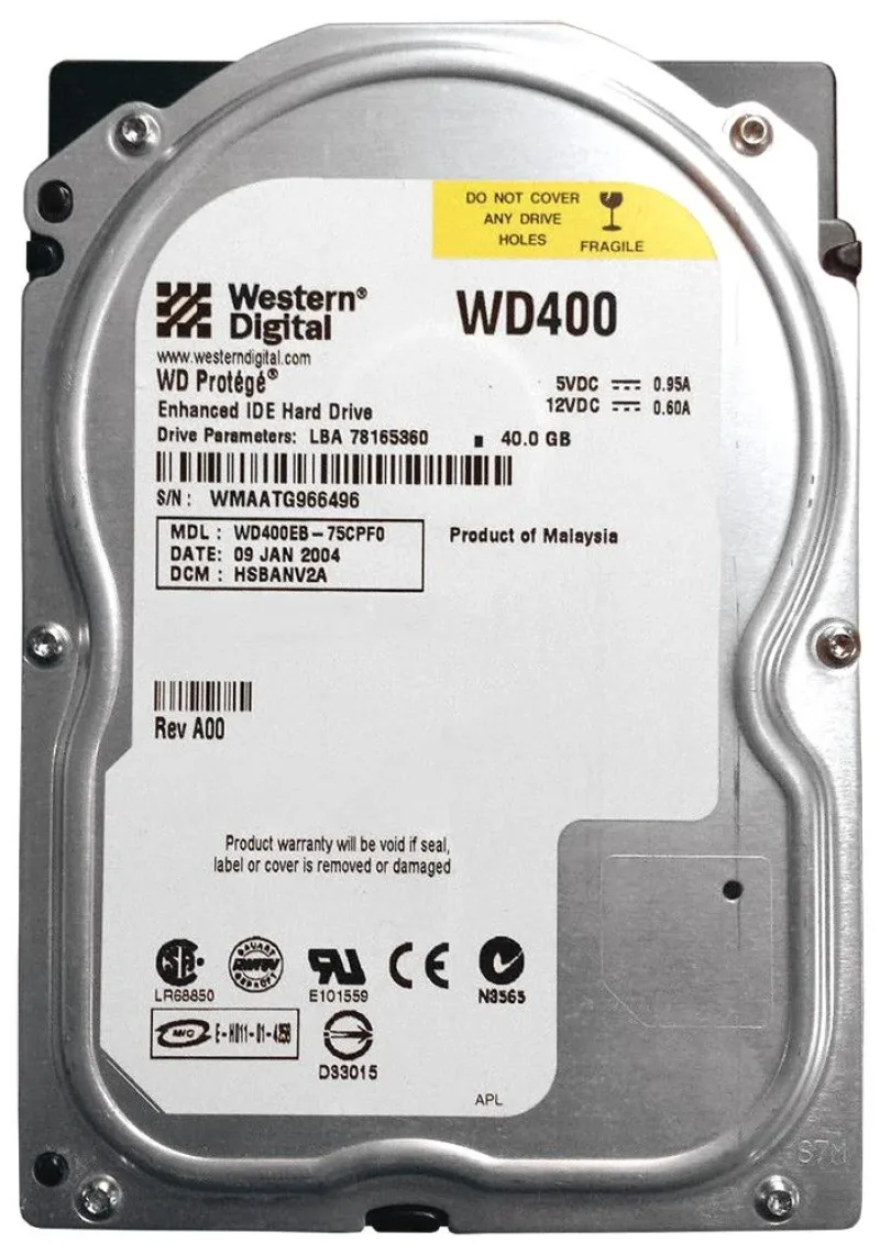 WD600EB-00DJF0 - Western Digital Protege 60GB 5400RPM ATA-100 2MB Cache 3.5-inch Hard Drive