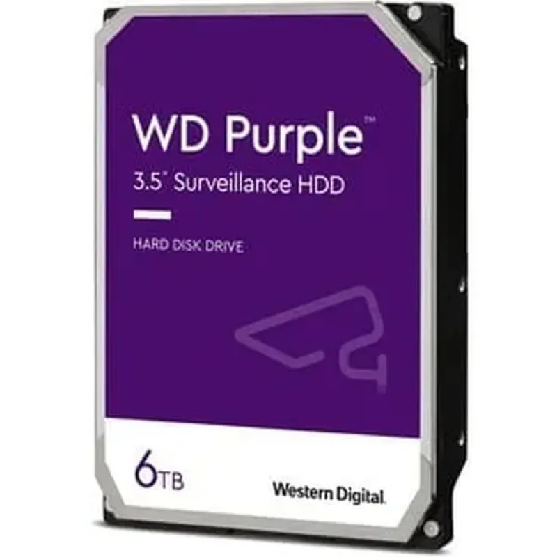 Western WD64PURZ Western Digital WD64PURZ Purple 6TB 5400RPM 6Gb/s SATA 256MB Cache 3.5-Inch Hard Drive