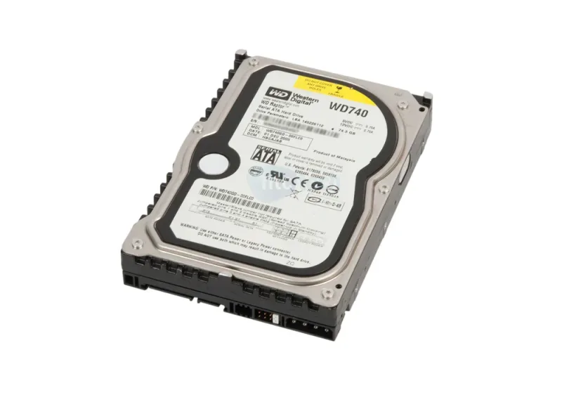 WD7400GD-50FLC0 - Western Digital Raptor 74GB 10000RPM SATA 1.5Gb/s 8MB Cache 3.5-inch Hard Drive