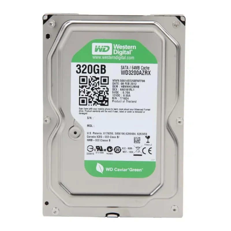 WD7500AADS-00L5B1 - Western Digital Caviar Green 750GB 7200RPM SATA 3Gb/s 7-Pin 32MB Cache 3.5-inch Hard Drive