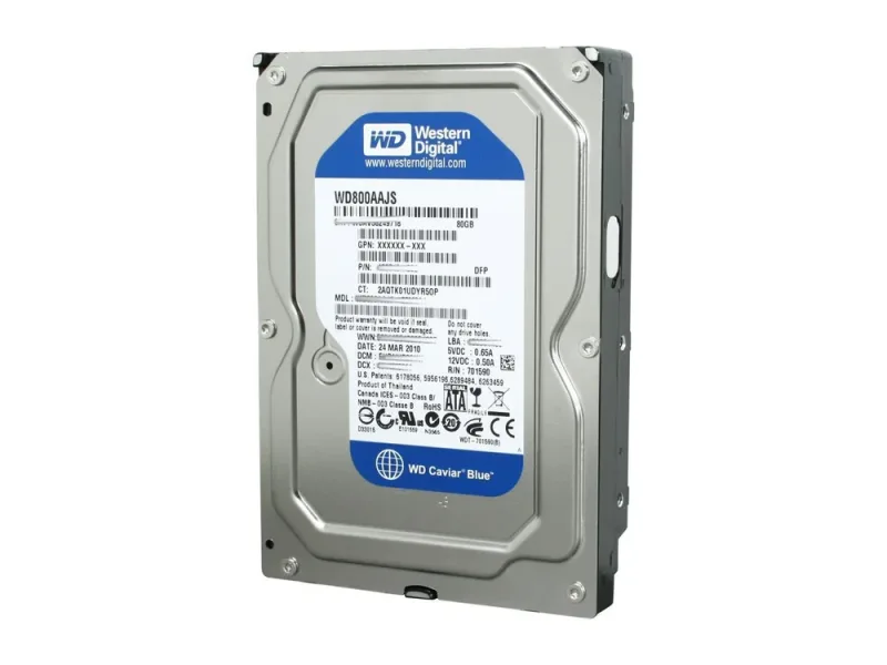WD800BEVS-08VAT1 - Western Digital Scorpio Blue 80GB 5400RPM SATA 1.5Gb/s 8MB Cache 2.5-inch Hard Drive