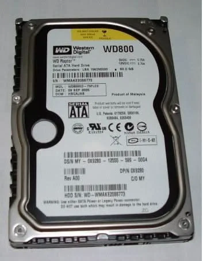 WD800HLFS-75GU0 - Western Digital VelociRaptor 80GB 10000RPM SATA 3Gb/s 16MB Cache 3.5-inch Hard Drive