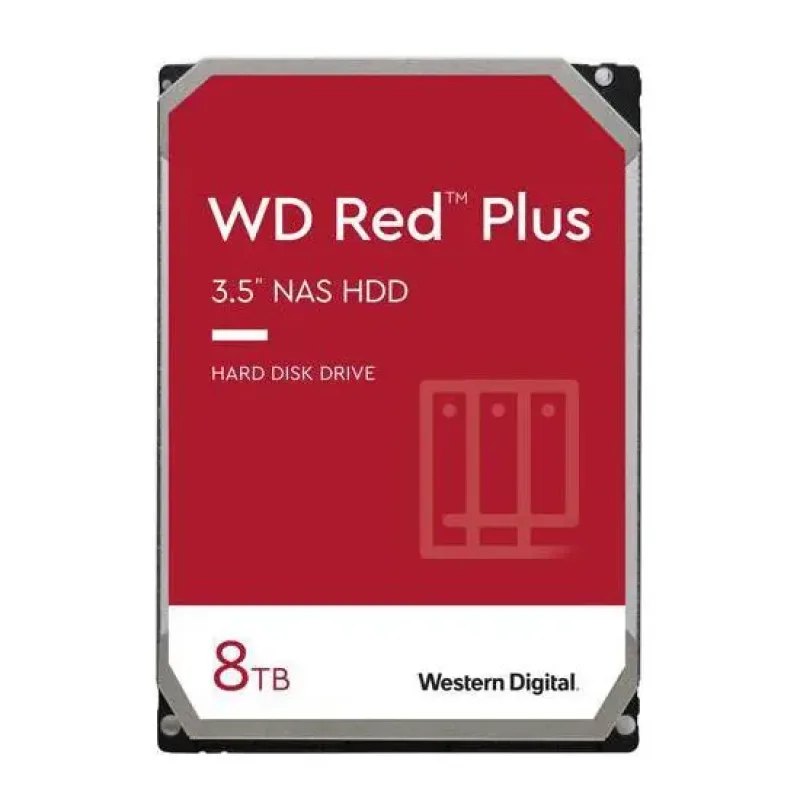 WD80EFRX - Western Digital Red 8TB 5400RPM SATA 6Gb/s 128MB Cache 3.5-inch Hard Drive