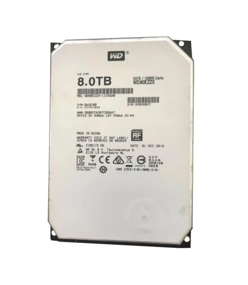 WD80EZZX - Western Digital My Book 8TB 5400RPM SATA 6Gb/s 128MB Cache Hard Drive
