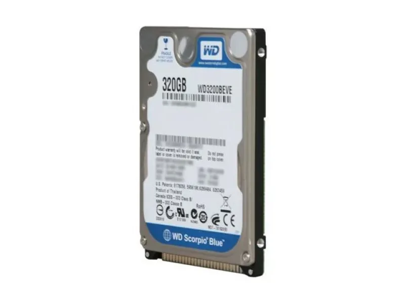 WDBABC3200ANC-NRSN - Western Digital Scorpio Blue 320GB 5400RPM SATA 3Gb/s 8MB Cache 2.5-inch Hard Drive
