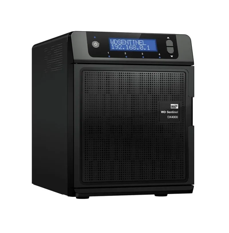 WDBLGT0040KBK-EESN - Western Digital Sentinel DX4000 2-Bay 4TB (2 x 2TB) 2 x 10/100/1000Mbps (RJ-45) Ethernet 2 x USB 3.0 RAID 1 Small Office Storage Server