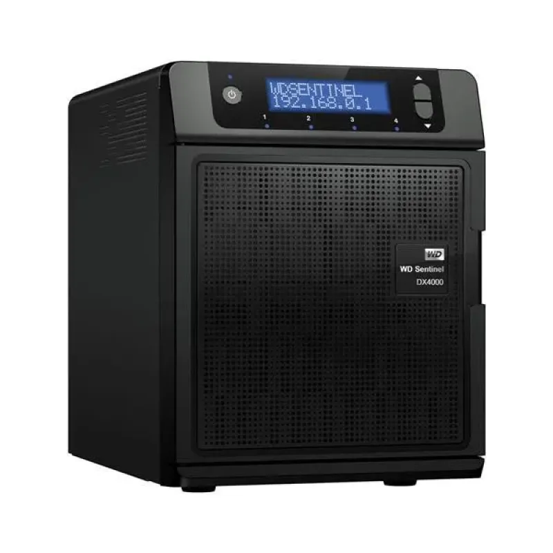 WDBLGT0080KBK-NESN - Western Digital Sentinel DX4000 WDBLGT0080KBK-NESN Small Office Network Storage Server - Intel Atom D525 1.80 GHz - 8 TB - RJ-45 Network