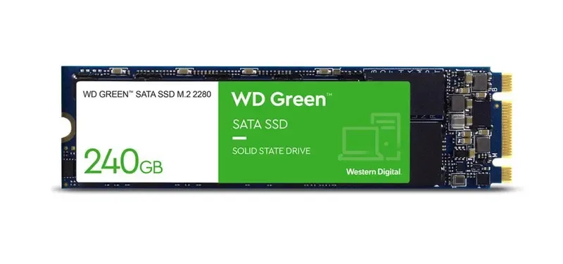 WDS240G3G0B - Western Digital Green 240GB SATA 6Gb/s M.2 2280 2.5-inch Solid State Drive