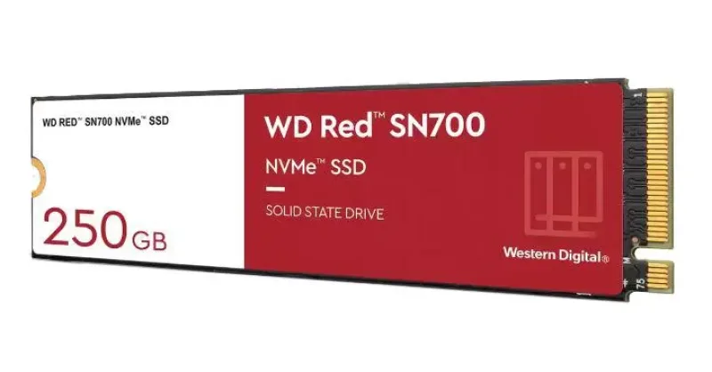 WDS250G1R0C - Western Digital Red SN700 250GB PCI Express 3.0 x4 NVMe M.2 2280 Solid State Drive