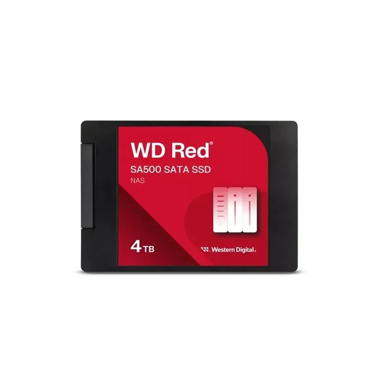 Western WDS400T2R0A-68CKB0 Western Digital WDS400T2R0A-68CKB0 Red SA500 4TB SATA 6Gb/s 2.5-inch NAS Internal Solid State Drive