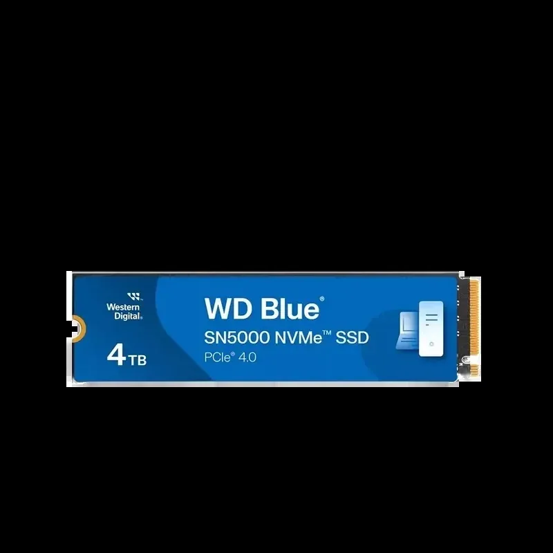 Western WDS400T4B0E Western Digital WDS400T4B0E Blue SN5000 4TB Quad-Level Cell PCI Express NVMe 4.0 x4 M.2 2280 Solid State Drive