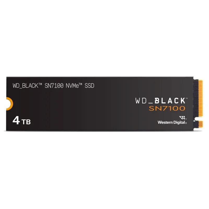 Western WDS400T4X0E-00CJA0 WD WDS400T4X0E-00CJA0 BLACK SN7100 4TB PCI Express 4.0 x4 NVMe M.2 2280 Solid State Drive