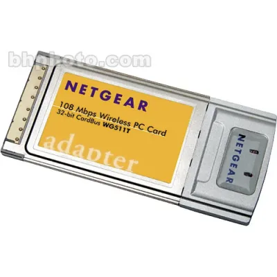WG511TFS - Netgear WG511T 108 Mbps Wireless PC Card IEEE 802.11b/g 2.4 GHz CardBus
