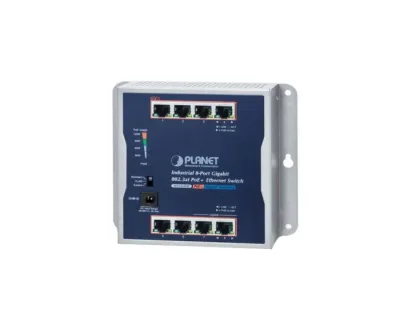 WGS-818HP - Planet 8 x Ports 10/100/1000Base-T Wall-Mounted Gigabit PoE+ Ethernet Switch