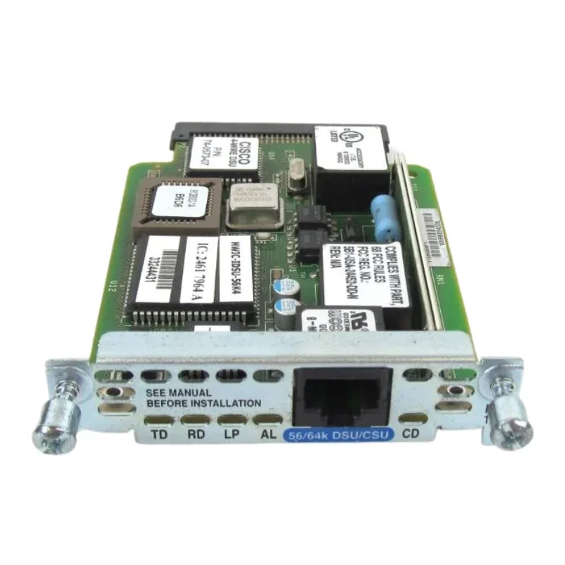 WIC-1DSU-56K4 - Cisco 1-Port 4-Wire 56/64Kb/s CSU/DSU WAN Interface Card