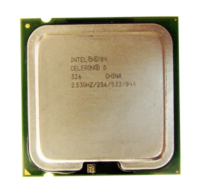 WMESL8H5 - Gateway 2.53GHz 533MHz FSB 256KB L2 Cache Socket PLGA478 / PLGA775 Intel Celeron D 326 1-Core Processor
