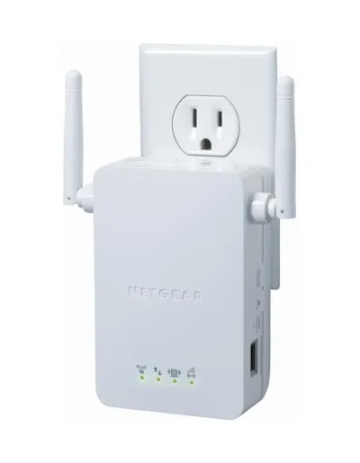 WN3000RP - Netgear Wireless Range Extender IEEE 802.11n (draft) 300Mbps No Wall Mountable, Desktop