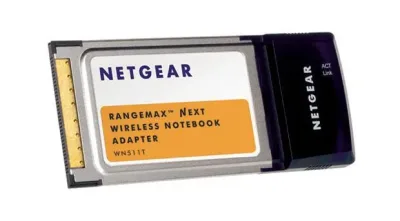 WN511T - Netgear RangeMax Next Wireless-N Notebook Adapter PC Card 300Mbps IEEE 802.11n (draft)